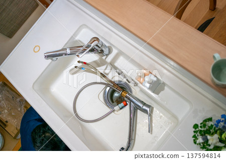 Kitchen faucet replacement 137594814