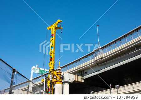 Ikebukuro under redevelopment Heavy machinery and Metropolitan Expressway 2026.02 a-1 Ikebukuro under redevelopment Heavy machinery and Metropolitan Expressway 2026.02 a-1 137594959