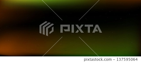 Green orange film leak filter overlay. Aged textured light flare frame background. Grain saturated retro photo effect. Exposed faded photography template backdrop. Vector old burnt dust wallpaper 137595064