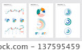 Abstract elements business charts. Abstract vector illustration. 137595459