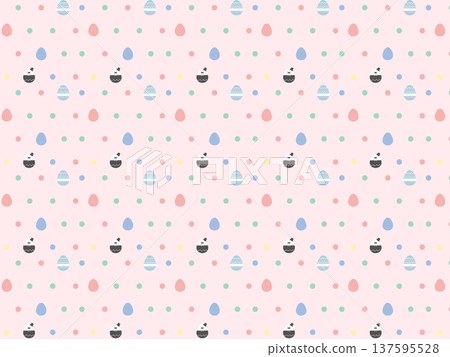 流行可愛的復活節背景素材 流行可愛的復活節背景素材 137595528