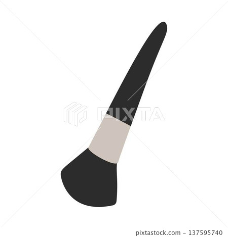 Makeup brush with blush Makeup brush with blush 137595740