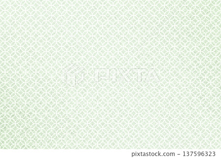 Background image 17: A delicate, sparkling, pale matcha green pattern overlaid with a white cloisonne pattern 137596323