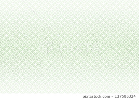 Background image 18 with a delicate, sparkling, pale matcha green pattern overlaid with a white cloisonne pattern 137596324