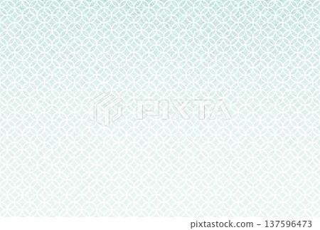 Background image 1: A delicate, sparkling, pale bamboo-green pattern overlaid with a white cloisonne pattern 137596473