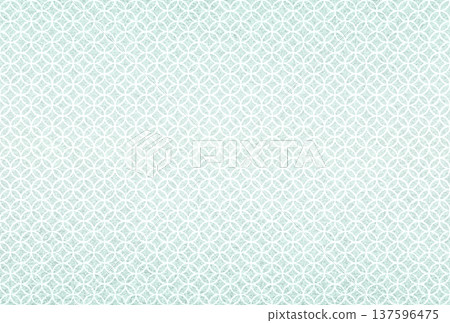 Background image 3: A delicate, sparkling, pale bamboo-green pattern overlaid with a white cloisonne pattern 137596475