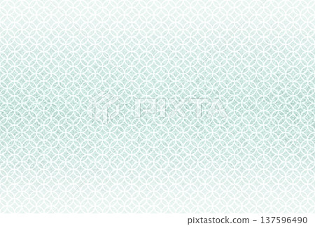 Background image 18 with a delicate, sparkling, pale bamboo-green pattern overlaid with a white cloisonne pattern 137596490