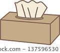 Hygiene tissue pack in simple flat cartoon illustration. PNG 137596530