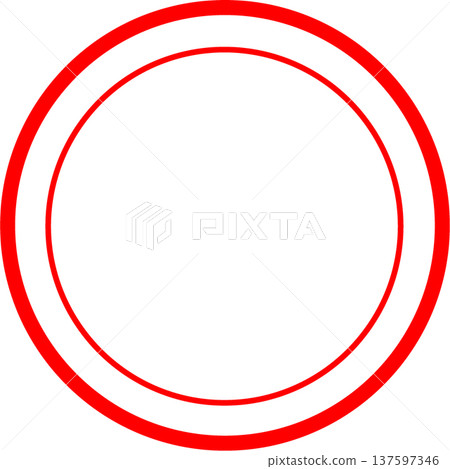 Simple marker | Double circle 137597346