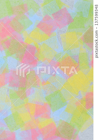 A fairytale world created with Japanese paper [Background material] 137599348