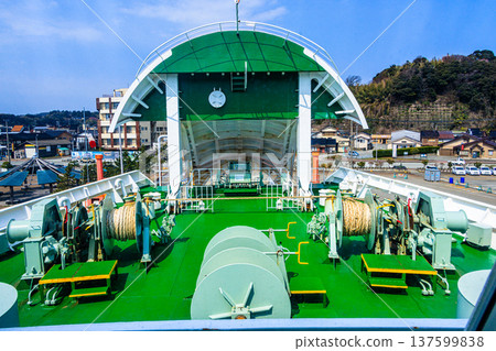 [Niigata Prefecture_Sado] Ogi Port from the boat 137599838