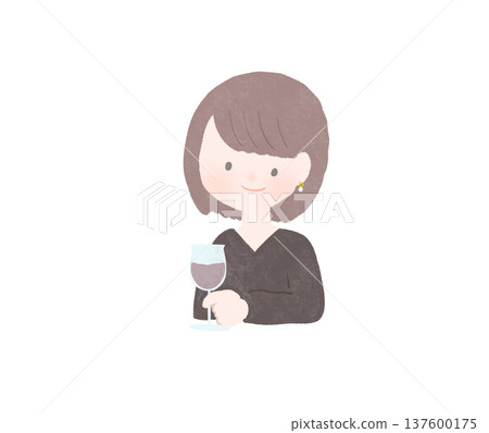 一個女人用酒 137600175