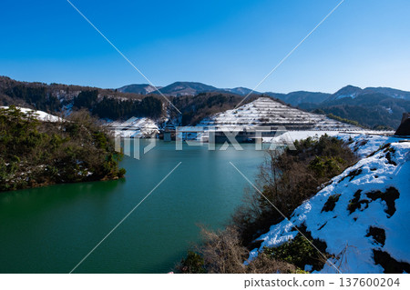 Lake Inaba Manyo at Tono Dam, Kokufucho, Tottori City, Tottori Prefecture 137600204