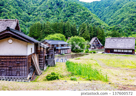 Gokayama Suganuma Village Scenery Gokayama Suganuma Village Scenery 137600572