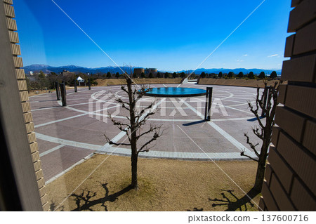 An event hall with a view of the Hakusan mountain range in the distance An event hall with a view of the Hakusan mountain range in the distance 137600716