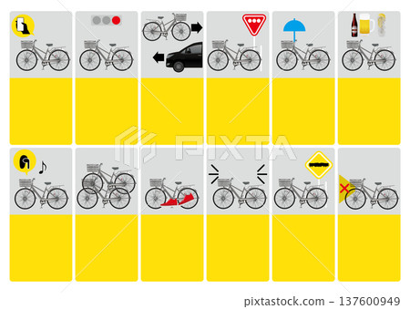 Bicycles and traffic rules Bicycles and traffic rules 137600949