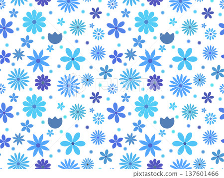 Floral seamless pattern C-1' 137601466