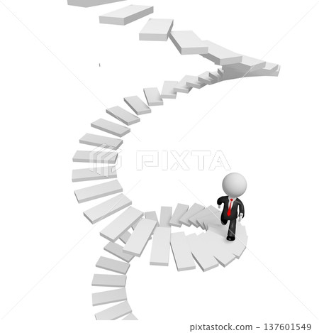 3D vision concept, businessman 137601549