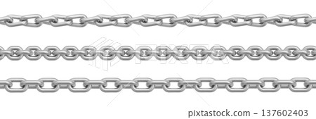 Silver chain links, seamless steel metal pattern Silver chain links, seamless steel metal pattern 137602403