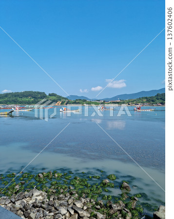 This is an island village with a view of the sea. This is an island village with a view of the sea. 137602406