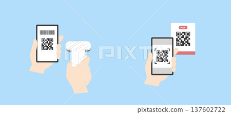 使用智能手機進行無現金支付 使用智能手機進行無現金支付 137602722