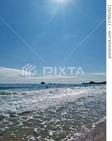 This is Sampo Beach in Gangwon-do, South Korea. 137602921