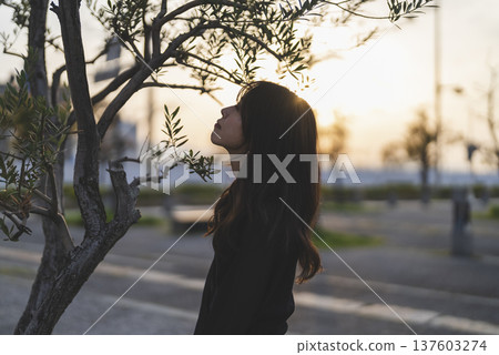 日落時看海的女人 日落時看海的女人 137603274