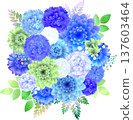 Blue bouquet 137603464
