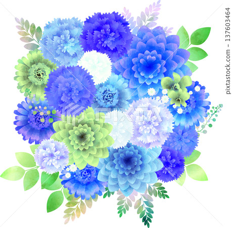 Blue bouquet Blue bouquet 137603464