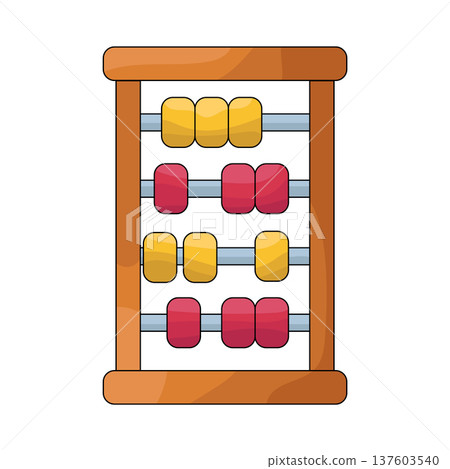 Illustration of abacus Illustration of abacus 137603540