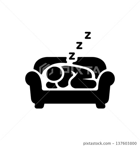 Deep Couch Nap Slumber Icon Deep Couch Nap Slumber Icon 137603800