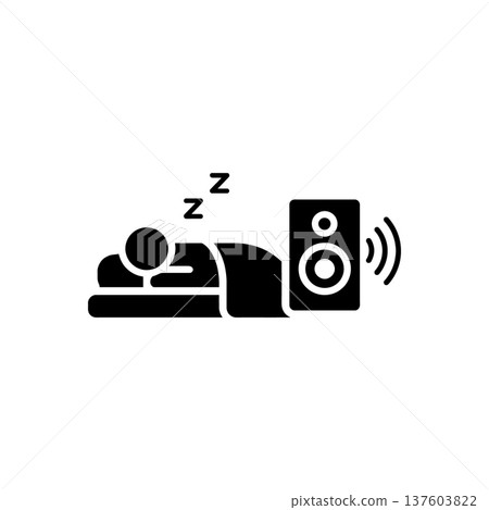 Deep Sleep White Noise Icon Deep Sleep White Noise Icon 137603822