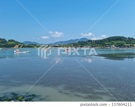 This is an island village with a view of the sea. This is an island village with a view of the sea. 137604211