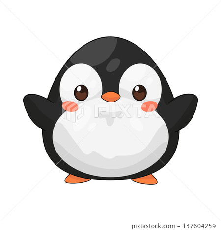 Illustration of penguin 137604259