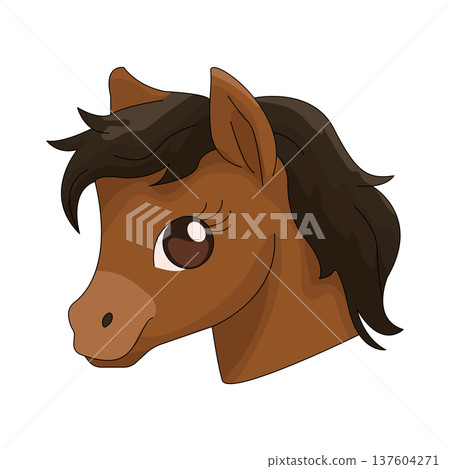 Illustration of horse Illustration of horse 137604271