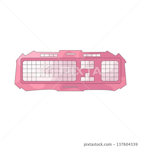 Illustration of gaming keyboard Illustration of gaming keyboard 137604339