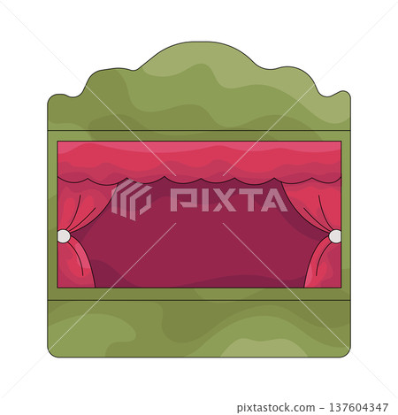 Illustration of theater stage Illustration of theater stage 137604347