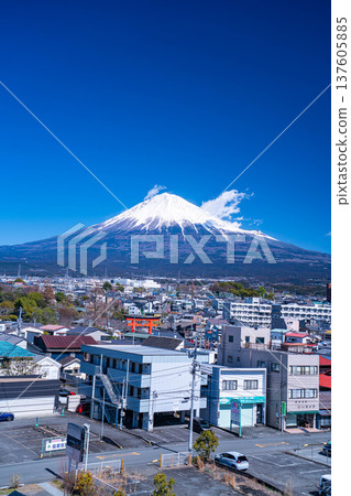 【富士山素材】富士山和富士宮市【靜岡縣】 【富士山素材】富士山和富士宮市【靜岡縣】 137605885