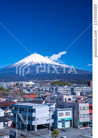 【富士山素材】富士山和富士宮市【靜岡縣】 【富士山素材】富士山和富士宮市【靜岡縣】 137605889