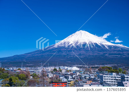 【富士山素材】富士山和富士宮市【靜岡縣】 【富士山素材】富士山和富士宮市【靜岡縣】 137605895