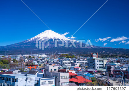 【富士山素材】富士山和富士宮市【靜岡縣】 137605897