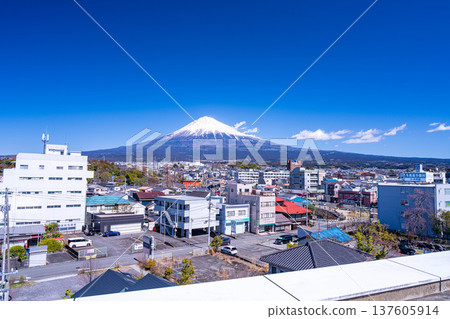 【富士山素材】富士山和富士宮市【靜岡縣】 【富士山素材】富士山和富士宮市【靜岡縣】 137605914