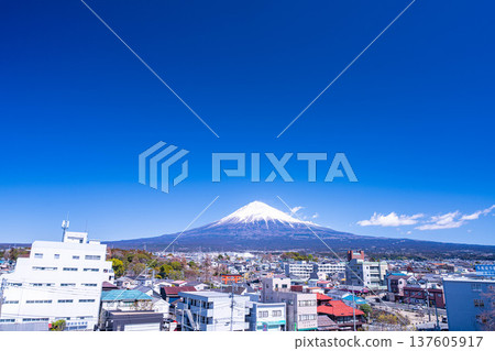 【富士山素材】富士山和富士宮市【靜岡縣】 137605917