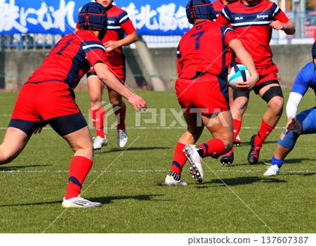 rugby, high school rugby 137607387