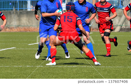 rugby, high school rugby 137607406