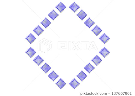 Surrealistic pink with rhomb from spotted blocks Surrealistic pink with rhomb from spotted blocks 137607901