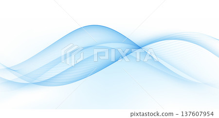 Blue waves abstract background, modern design, vector illustration Blue waves abstract background, modern design, vector illustration 137607954