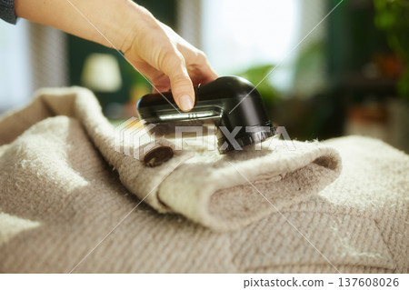 Refreshing a Beige Wool Coat for Seasonal Storage Refreshing a Beige Wool Coat for Seasonal Storage 137608026