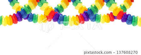 Cinco de Mayo, Colorful paper banners set for a celebration, PNG 137608270
