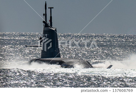 Japan Maritime Self-Defense Force Submarine Japan Maritime Self-Defense Force Submarine 137608769